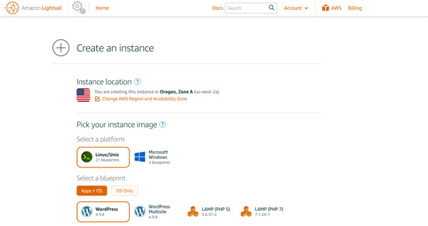 Launching an EC2 instance